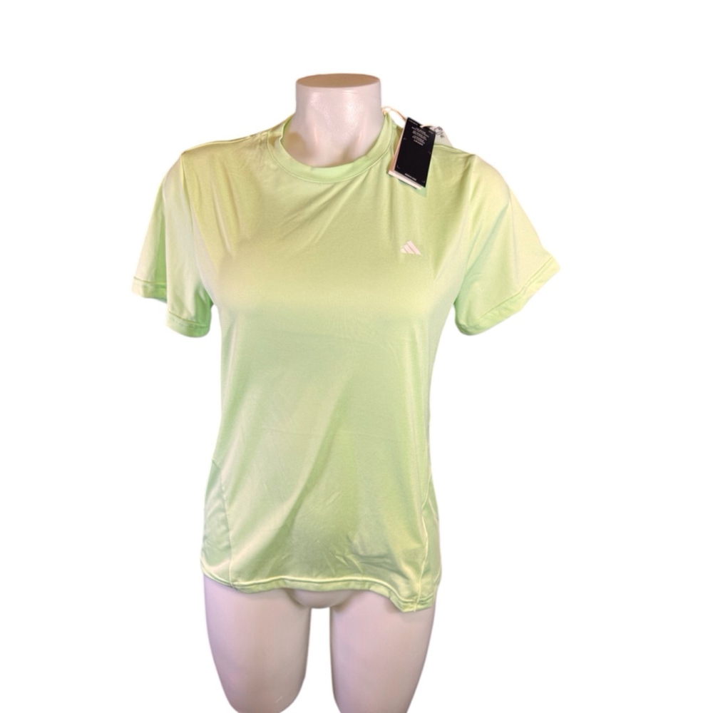Women's Adidas T-Shirt, Size S, Light Green wm39